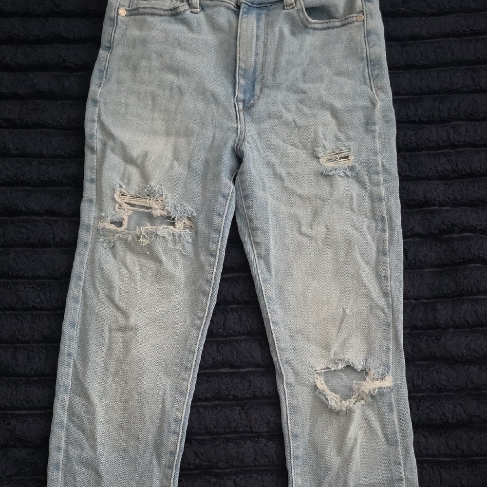 Distressed Light Blue Women's Jeans